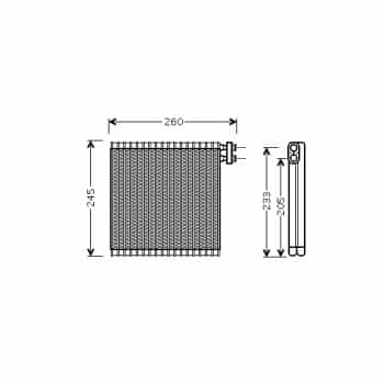 Evaporateur climatisation