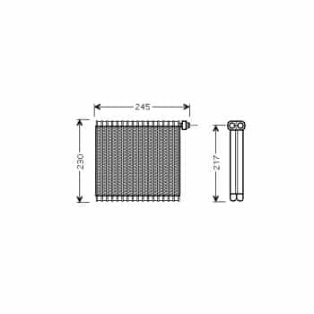 Evaporateur climatisation