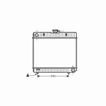 Radiateur, refroidissement du moteur 30002042 International Radiators