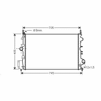 Radiateur, refroidissement du moteur *** IR PLUS *** 37002462 International Radiators Plus