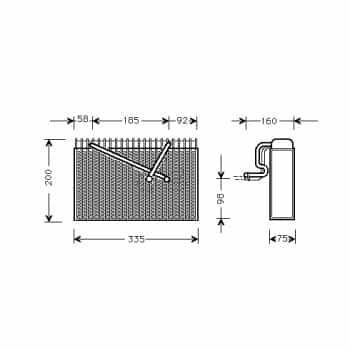 Evaporateur climatisation