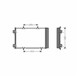 Condenseur de climatisation 40005291 International Radiators Plus