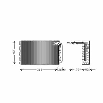 Evaporateur climatisation