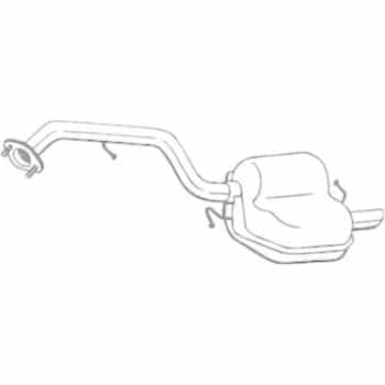 Silencieux arrière 171-035 Bosal