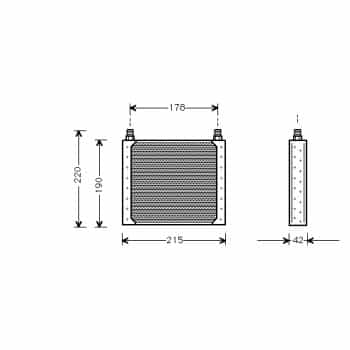 Radiateur d'huile 43003146 International Radiators