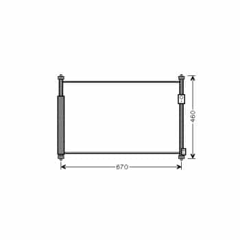 Condenseur, climatisation 52005108 International Radiators