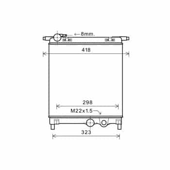 Radiateur, refroidissement du moteur *** IR PLUS *** 58002325 International Radiators Plus