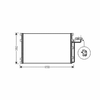Condenseur, climatisation 59005139 International Radiators