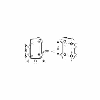 Radiateur d'huile 74003063 International Radiators