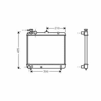 Radiateur, refroidissement du moteur 82002051 International Radiators