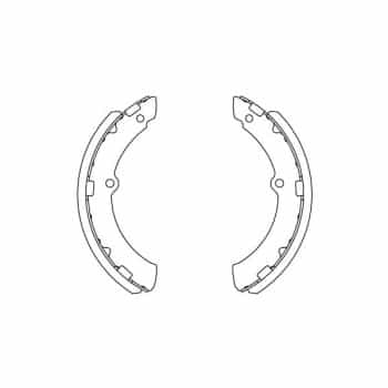 Jeu de mâchoires de frein KBS-9945 Kavo parts