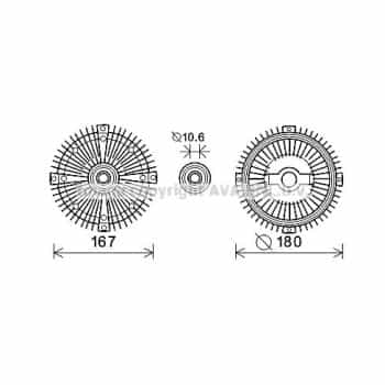 Embrayage, ventilateur de radiateur