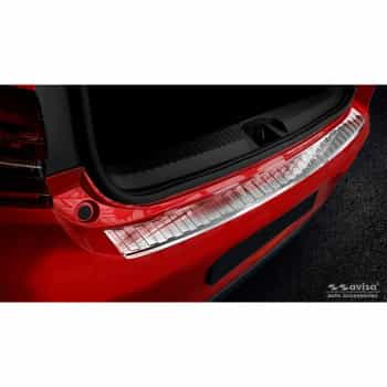 Protection de pare-chocs arrière en acier inoxydable Renault Clio E HB 5 portes 2019- 'Ribs'