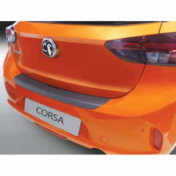 Protection de pare-chocs arrière ABS adaptable sur Opel Corsa F 5 portes 2019- Noir