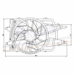 Ventilateur, refroidissement du moteur