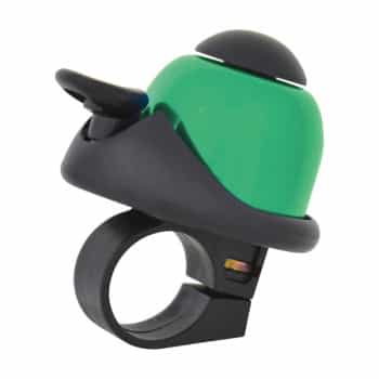 Sonnette de vélo design en alliage vert