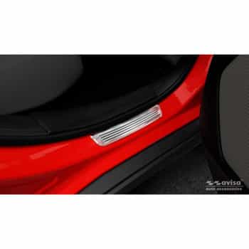 Seuils de portes en inox adaptables pour Mercedes GLA (X156) 2013-2017 & FL 2017- 2 pièces (portes arrières)