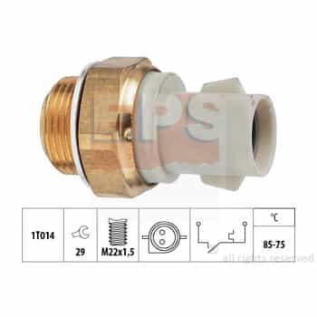Interrupteur de température, ventilateur de radiateur Made in Italy - OE Equivalent 1.850.130 EPS Facet