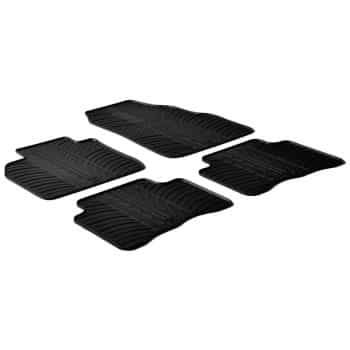 Tapis en caoutchouc pour Fiat 500L 2012- (T-Design 4 pièces)