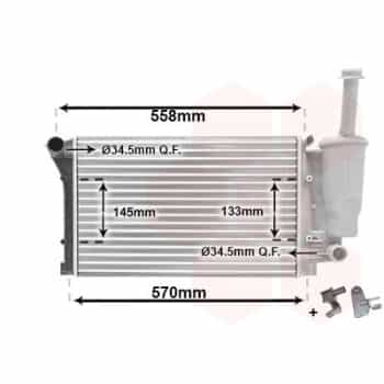 Radiateur, refroidissement du moteur *** IR PLUS *** 17002291 International Radiators Plus