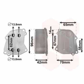 Radiateur d'huile 06013727 International Radiators