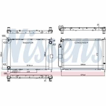 Module de refroidissement 637625 Nissens