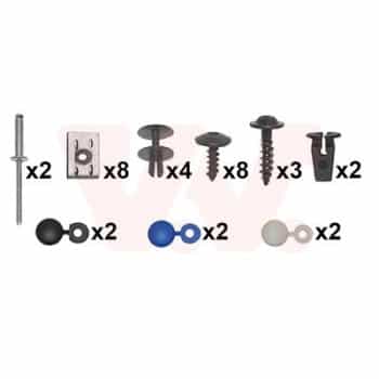 Kit d'assemblage, pare-chocs 5827794 Van Wezel