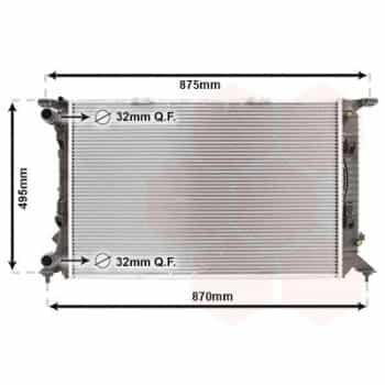 Radiateur, refroidissement du moteur 03002292 International Radiators