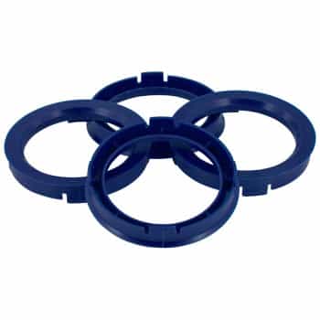 Anneaux de centrage TPI 60.1->56.6mm Bleu 4 pièces