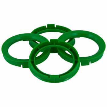 Anneaux de centrage TPI 60.1->57.1mm Vert 4 pièces