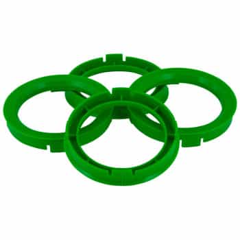 TPI ​Anneaux de centrage 60.1->59.1mm Vert 4 pièces