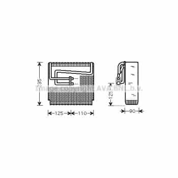 Evaporateur climatisation