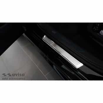 Seuil de porte en inox adaptable à BMW X6 (G06) 2019- 'Lines' - 4 pièces