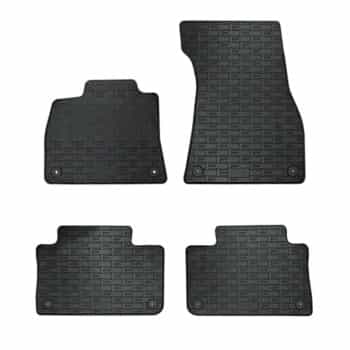 Tapis en caoutchouc adaptés pour Audi E-Tron 2018- (4 pièces + système de montage)