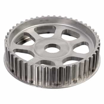 Roue dentée, arbre à came