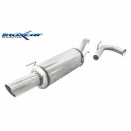 Pot d'échappement sport 100% inox adapté pour Renault Clio I 1.8 16v 135pk -1998 1x90mm Rally