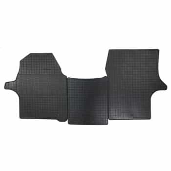 Tapis en caoutchouc adaptés pour Hyundai H350 2015- (3 pièces + système de montage)