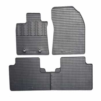 Tapis en caoutchouc pour Toyota Avensis Sedan/Kombi 2009-2015 (4 pièces + système de montage)