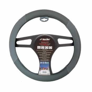 Couvre Volant Simoni Racing Shammy Gris Simili Cuir