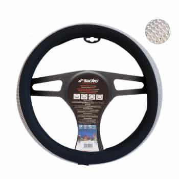 Couvre Volant Simoni Racing Diamonds Cuir Artificiel Noir