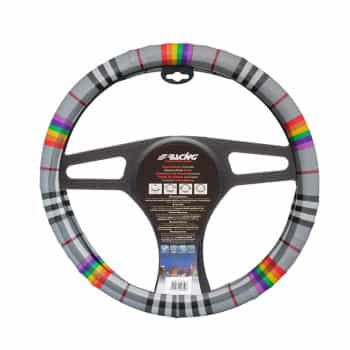 Simoni Racing Housse de volant Fancy - 37-39cm - Eco-cuir multicolore