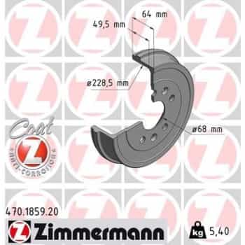 Tambour de frein COAT Z
