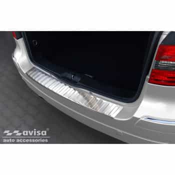 Protection de pare-chocs arrière en acier inoxydable pour Mercedes Classe B W245 2005-2008 'Ribs'