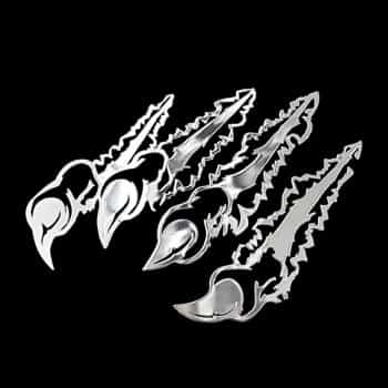 Autocollant Nickel 'Griffes' - 75x53mm