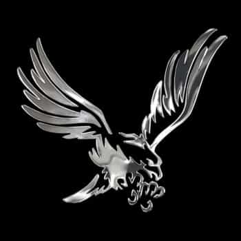 Autocollant Nickel 'Aigle' - 70x60mm