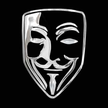 Autocollant Nickel 'Anonyme' - 44x66mm