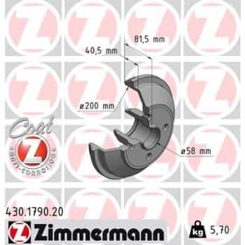 Tambour de frein COAT Z