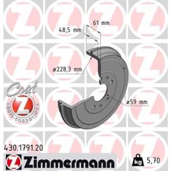 Tambour de frein COAT Z