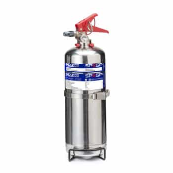 Extincteur portatif Sparco Performance - 2 litres - Chrome