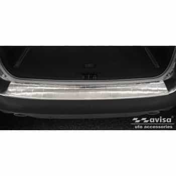 Protection de seuil de coffre en acier adapté pour Volvo V70 Facelift 2013- 'Ribs'
